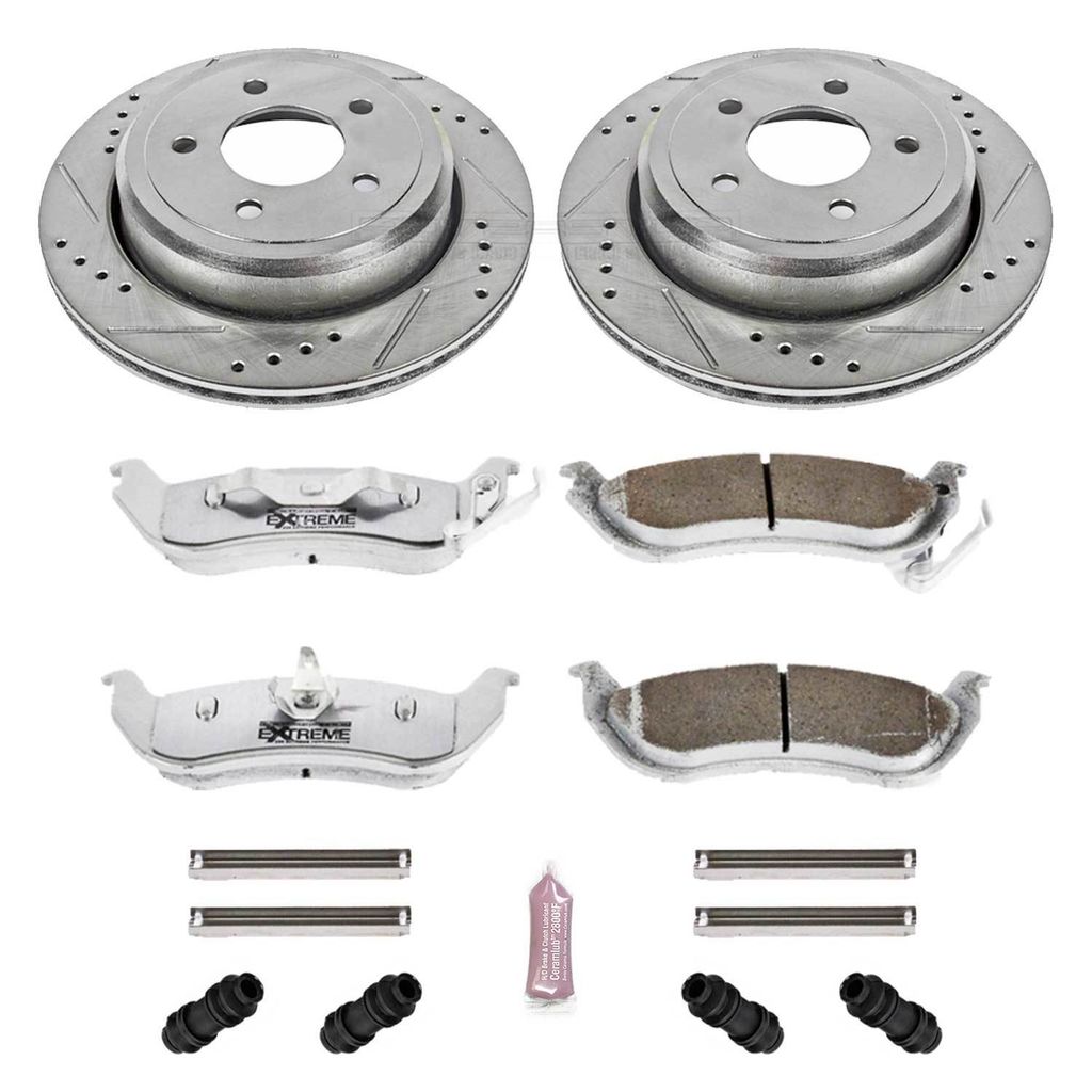 Z26 Drilled and Slotted Brake Rotors and Pads Kit