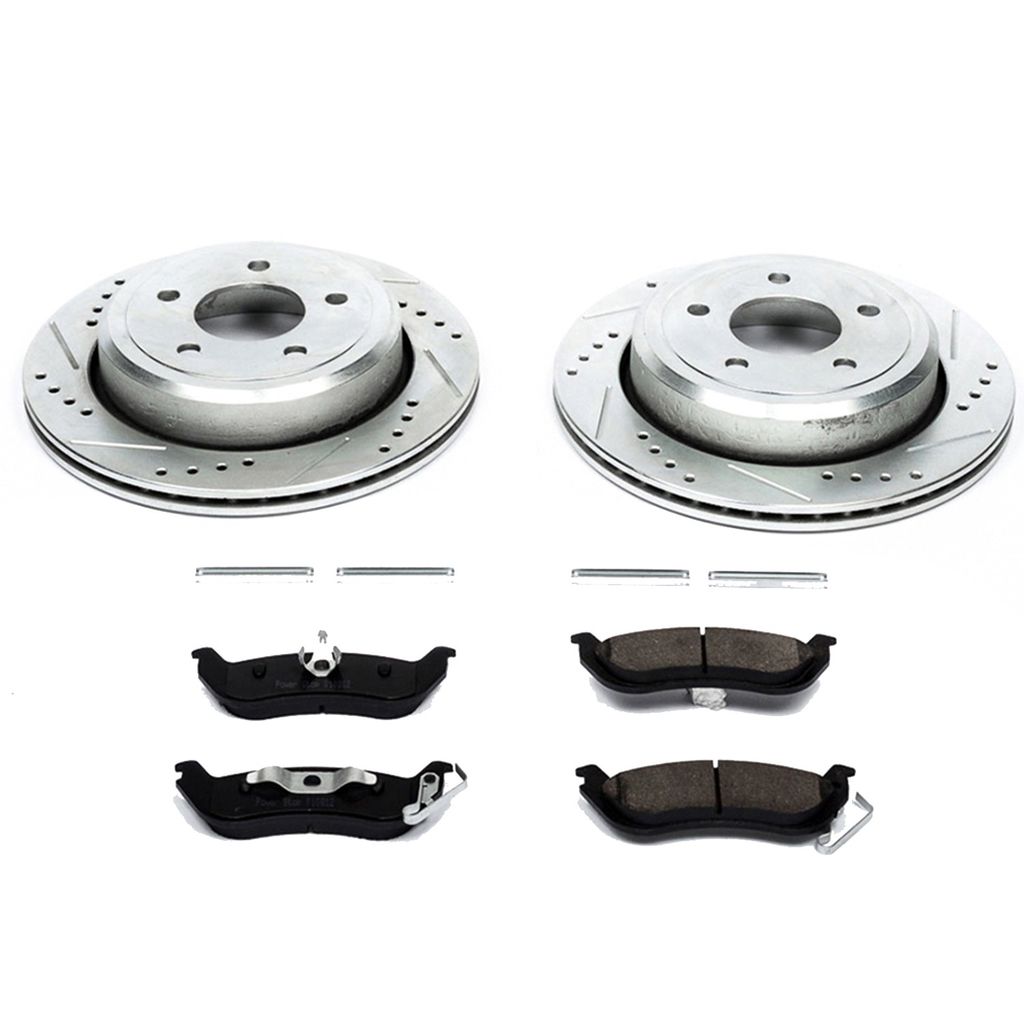 Z23 Drilled and Slotted Brake Rotors and Pads Kit