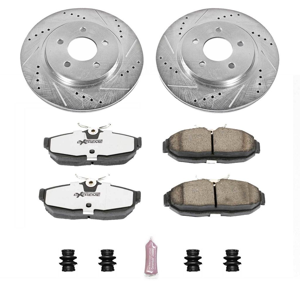 Z26 Drilled and Slotted Brake Rotors and Pads Kit