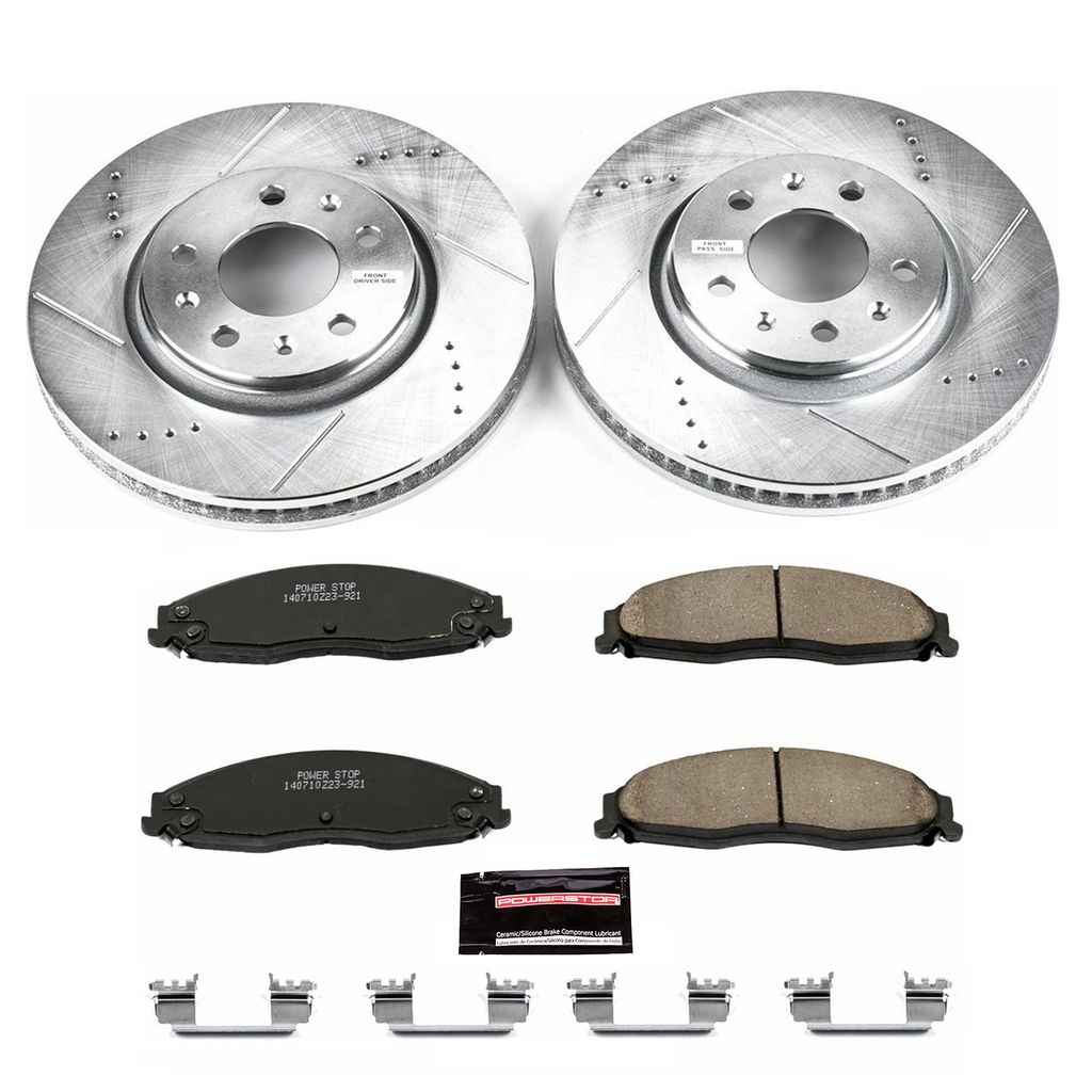 Z23 Drilled and Slotted Brake Rotors and Pads Kit