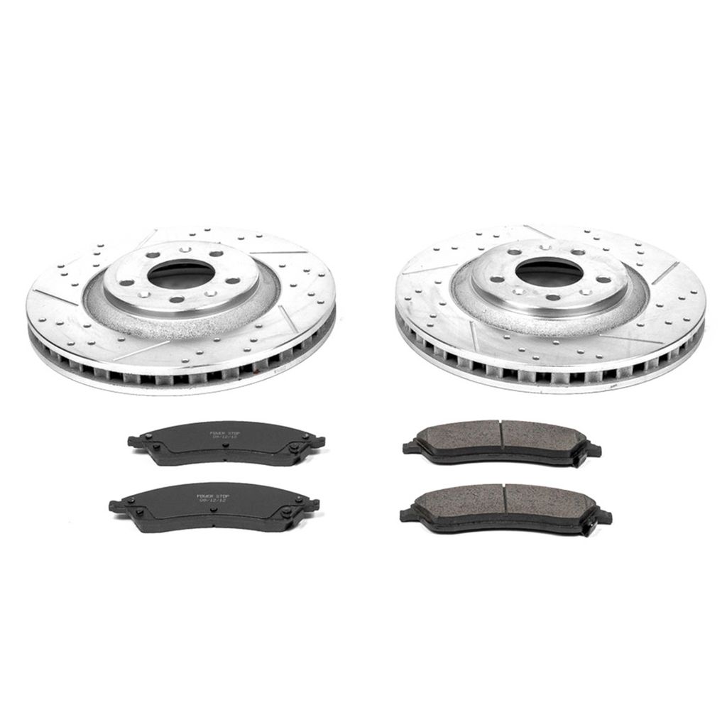 Z23 Drilled and Slotted Brake Rotors and Pads Kit