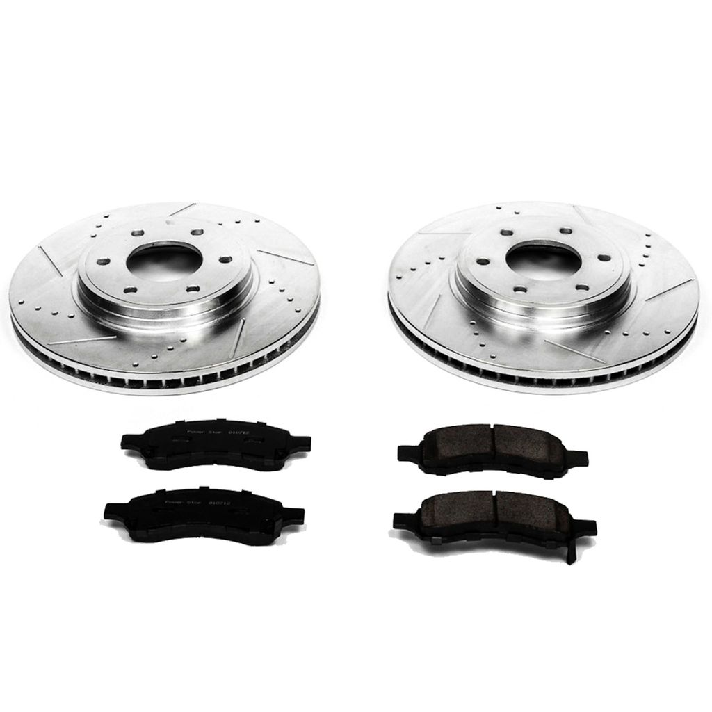 Z23 Drilled and Slotted Brake Rotors and Pads Kit