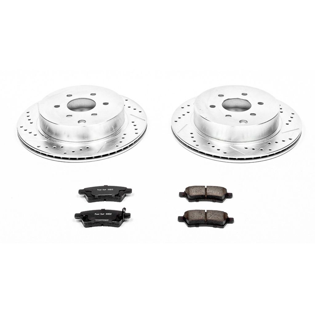 Z23 Drilled and Slotted Brake Rotors and Pads Kit