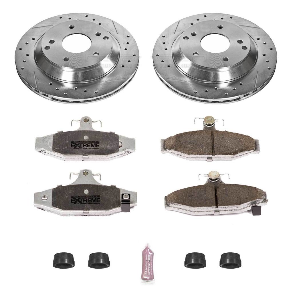 Z26 Drilled and Slotted Brake Rotors and Pads Kit
