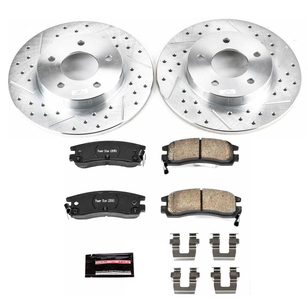 Z23 Drilled and Slotted Brake Rotors and Pads Kit