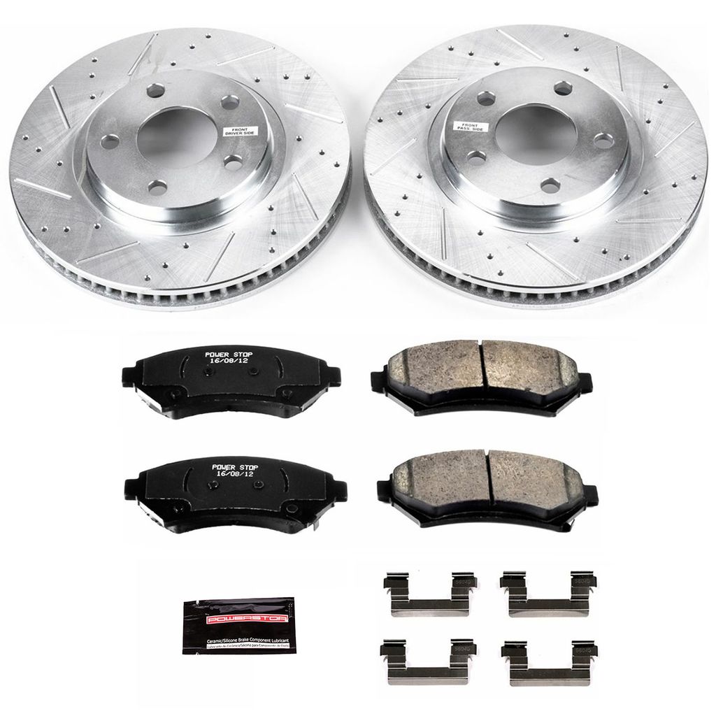 Z23 Drilled and Slotted Brake Rotors and Pads Kit
