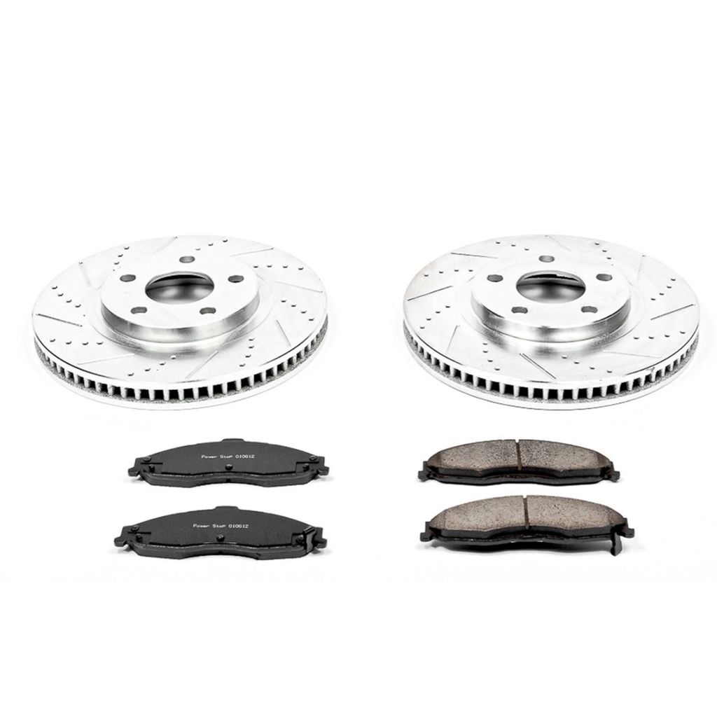Z23 Drilled and Slotted Brake Rotors and Pads Kit