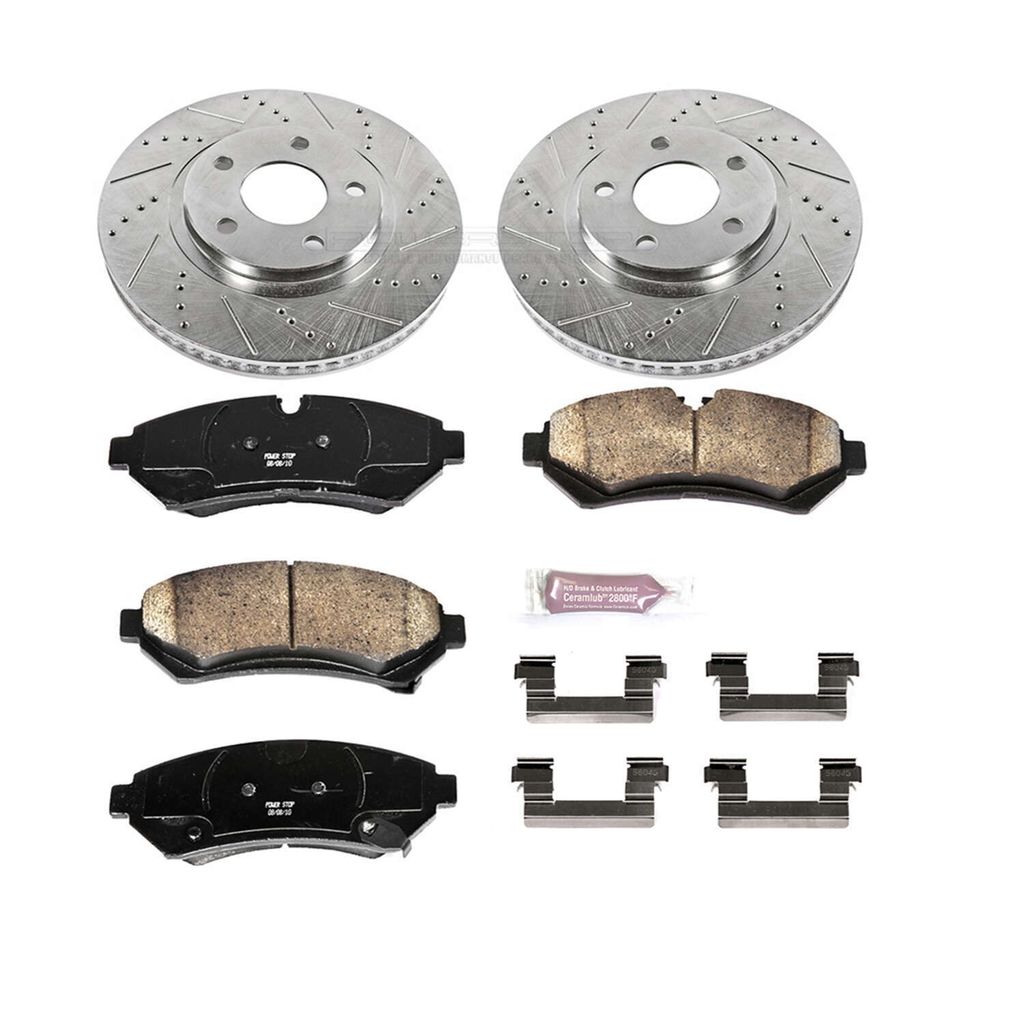 Z23 Drilled and Slotted Brake Rotors and Pads Kit