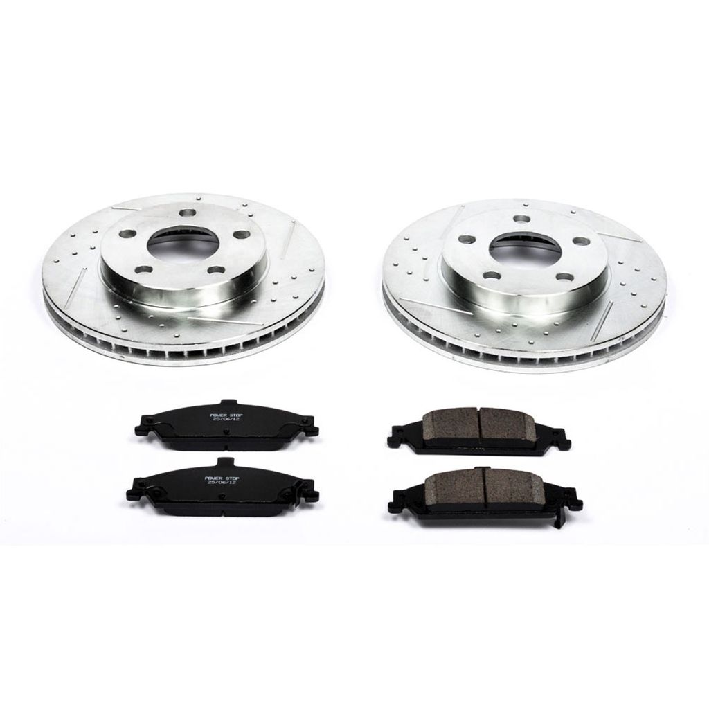 Z23 Drilled and Slotted Brake Rotors and Pads Kit