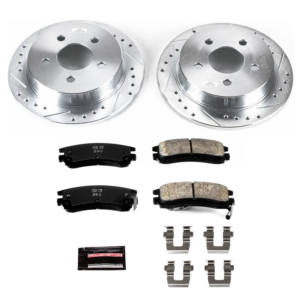 Z23 Drilled and Slotted Brake Rotors and Pads Kit