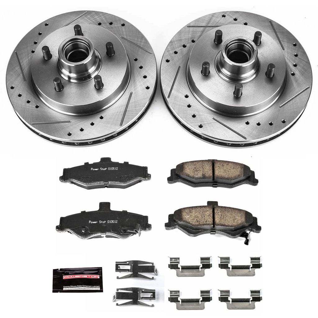 Z23 Drilled and Slotted Brake Rotors and Pads Kit