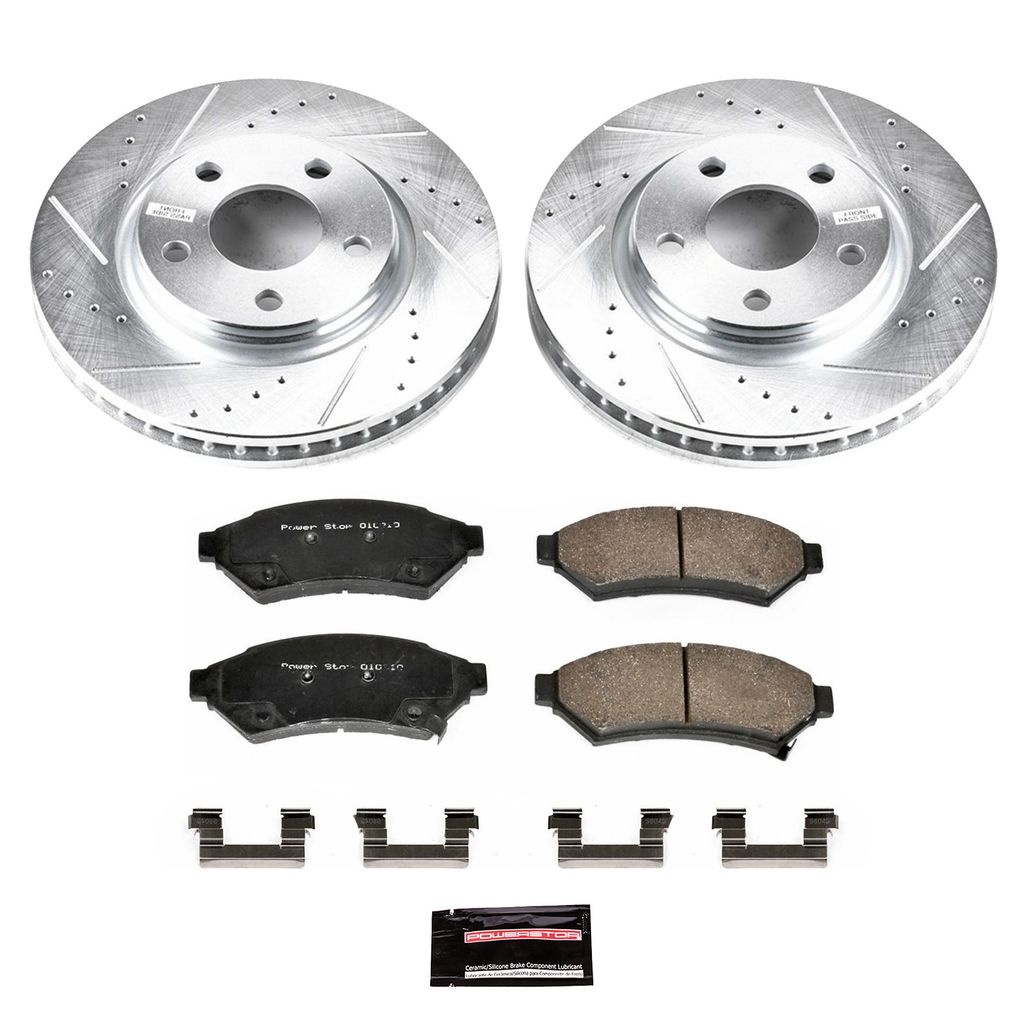 Z23 Drilled and Slotted Brake Rotors and Pads Kit