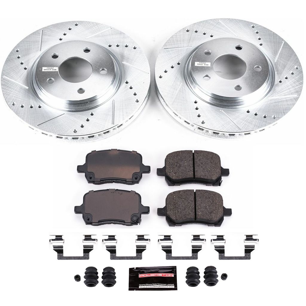 Z23 Drilled and Slotted Brake Rotors and Pads Kit