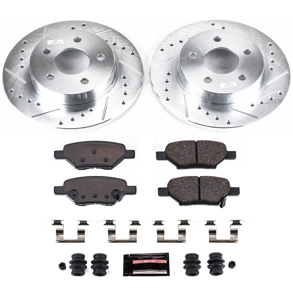 Z23 Drilled and Slotted Brake Rotors and Pads Kit