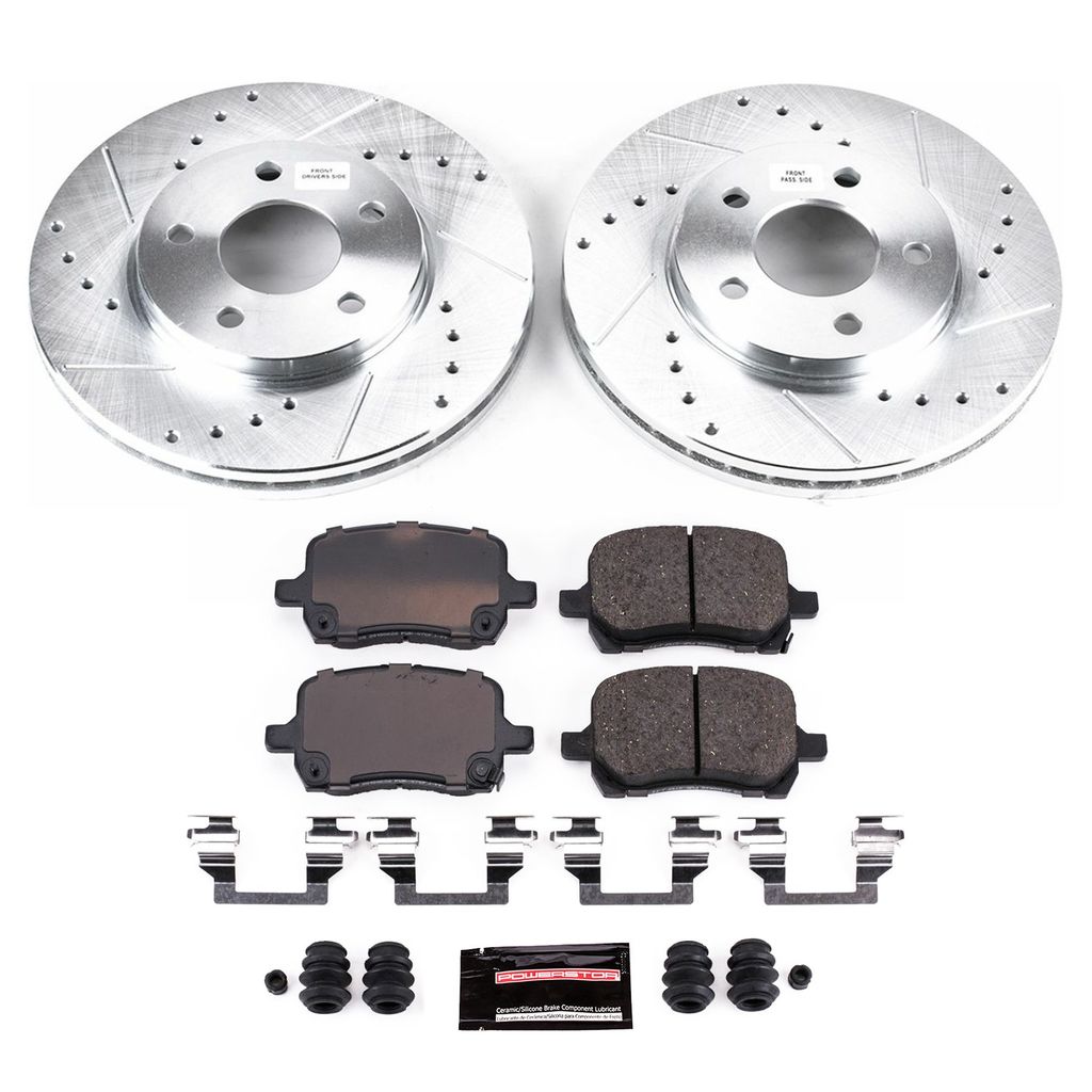 Z23 Drilled and Slotted Brake Rotors and Pads Kit