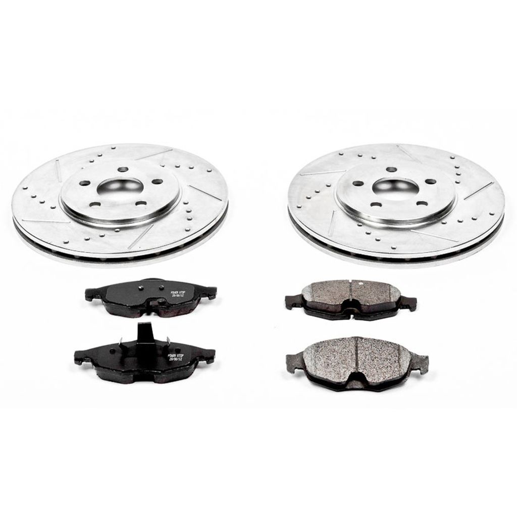 Z23 Drilled and Slotted Brake Rotors and Pads Kit