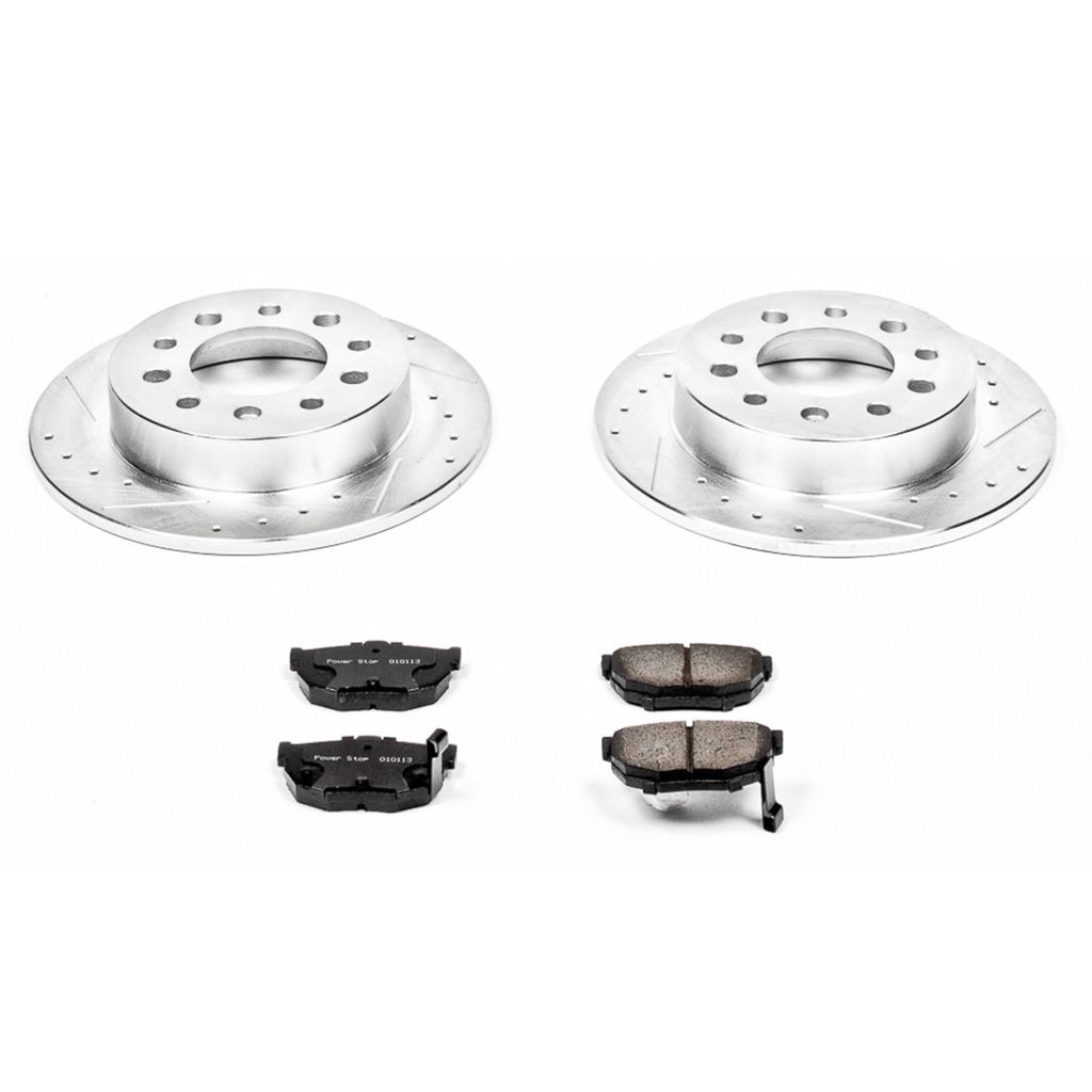 Z23 Drilled and Slotted Brake Rotors and Pads Kit