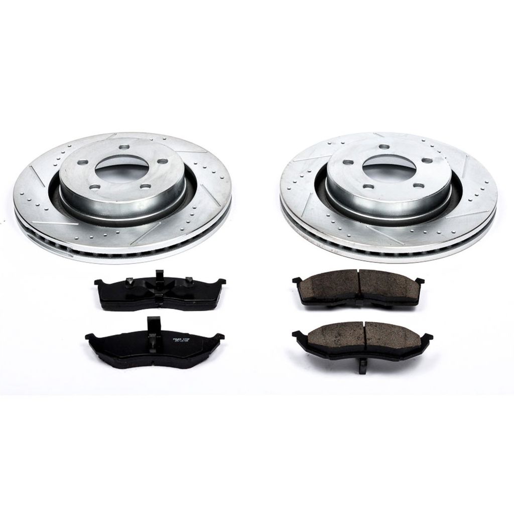 Z23 Drilled and Slotted Brake Rotors and Pads Kit