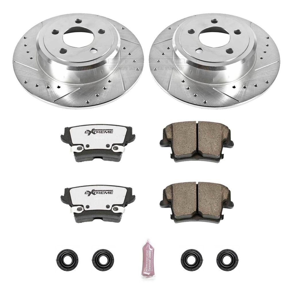 Z26 Drilled and Slotted Brake Rotors and Pads Kit