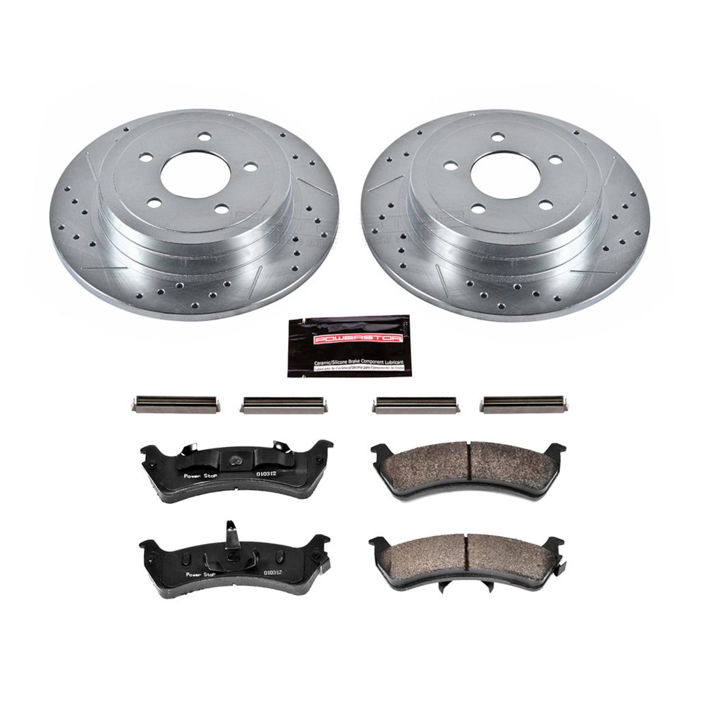 Z23 Drilled and Slotted Brake Rotors and Pads Kit