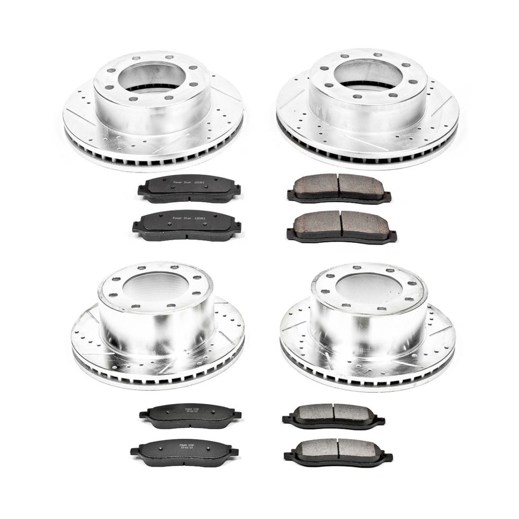 PowerStop K1782 - Z23 Drilled and Slotted Brake Rotors and Pads Kit