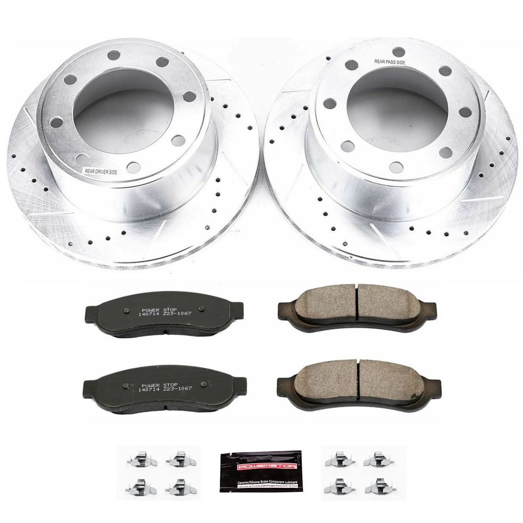 Z23 Drilled and Slotted Brake Rotors and Pads Kit