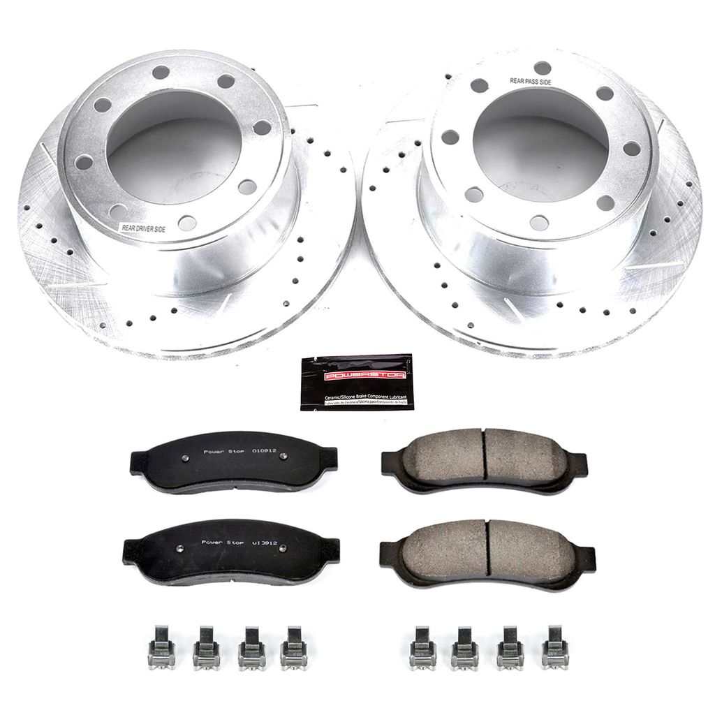 Z23 Drilled and Slotted Brake Rotors and Pads Kit