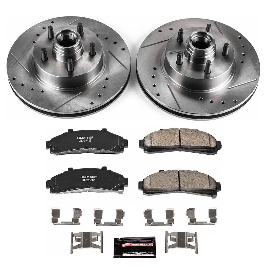 Z23 Drilled and Slotted Brake Rotors and Pads Kit