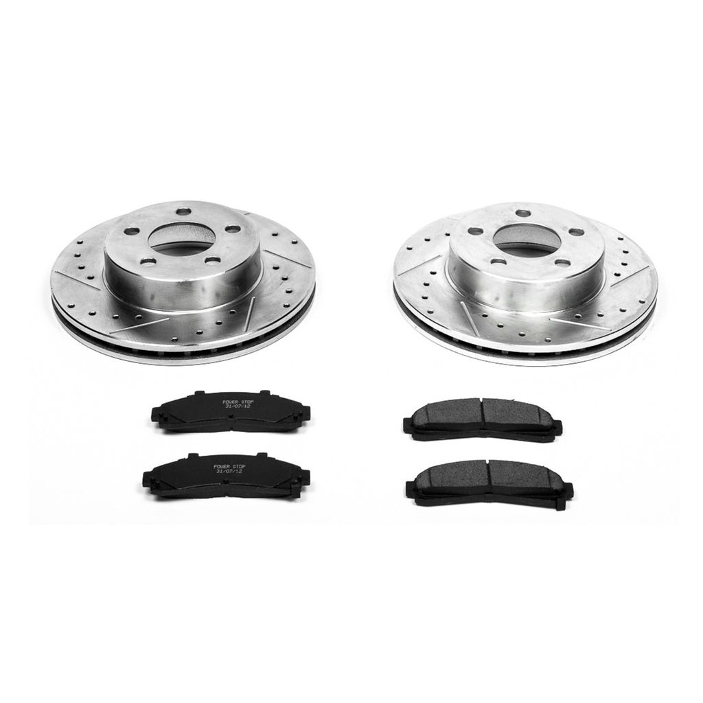 Z23 Drilled and Slotted Brake Rotors and Pads Kit