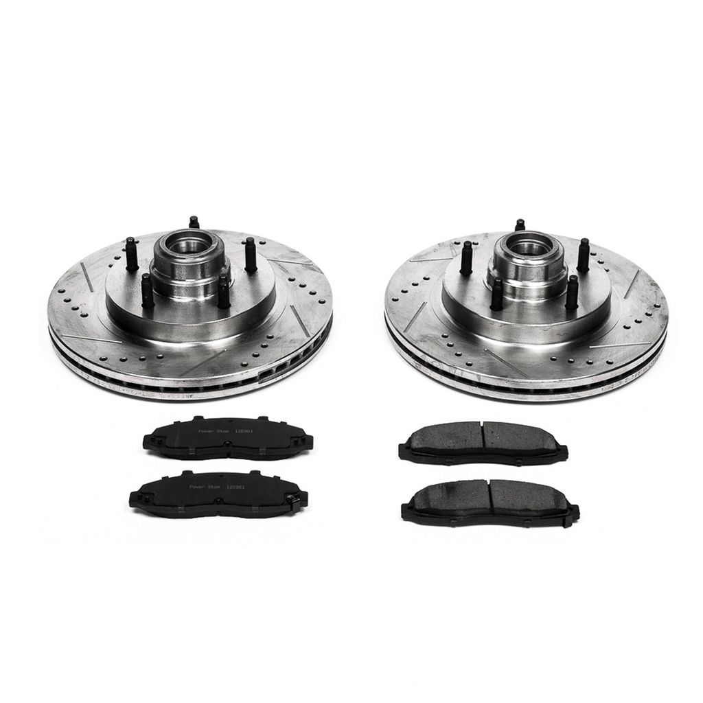 Z23 Drilled and Slotted Brake Rotors and Pads Kit