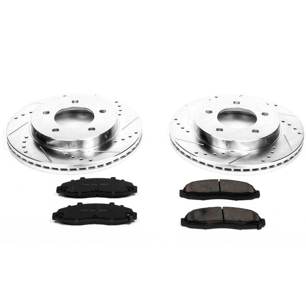 Z23 Drilled and Slotted Brake Rotors and Pads Kit