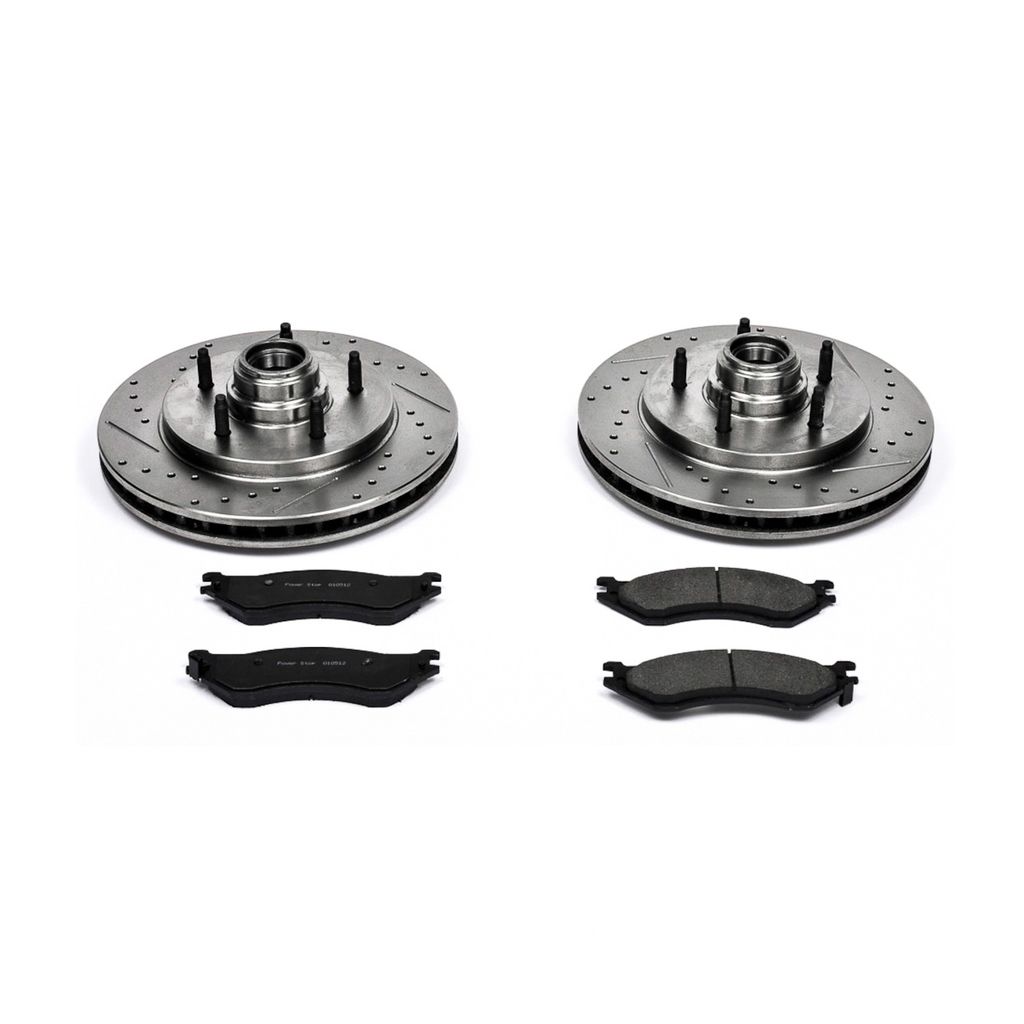 Z23 Drilled and Slotted Brake Rotors and Pads Kit