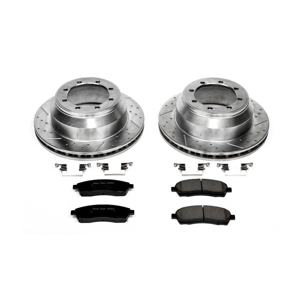 Z23 Drilled and Slotted Brake Rotors and Pads Kit