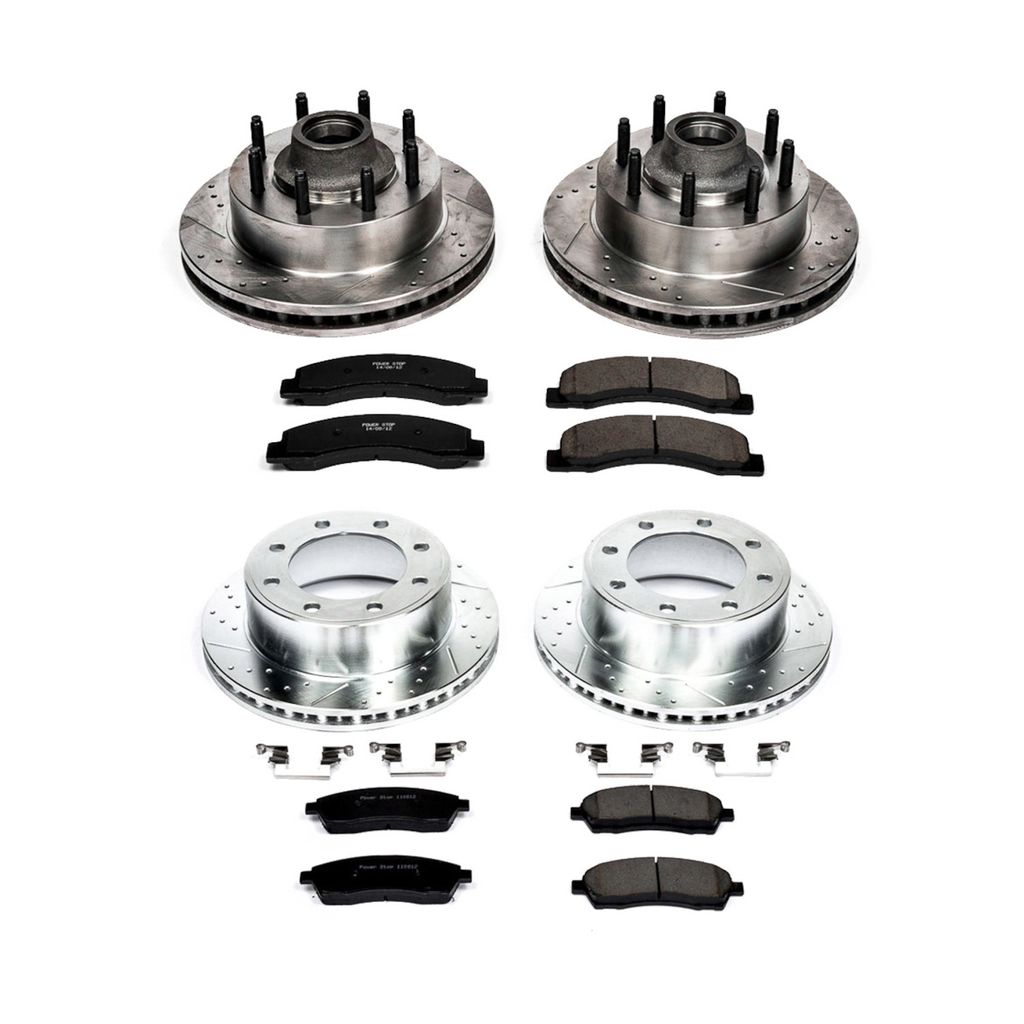 PowerStop K1894 - Z23 Drilled and Slotted Brake Rotors and Pads Kit