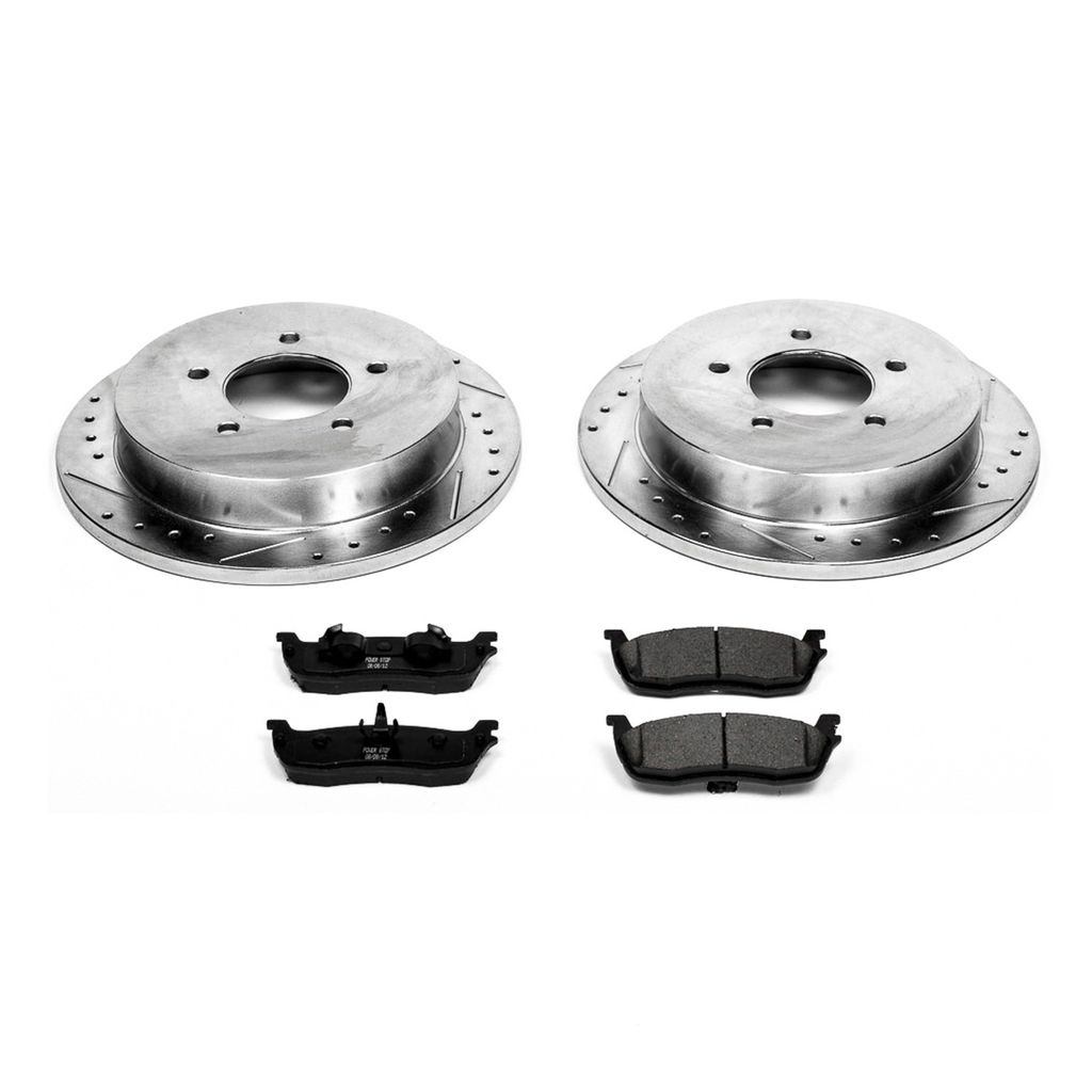 Z23 Drilled and Slotted Brake Rotors and Pads Kit