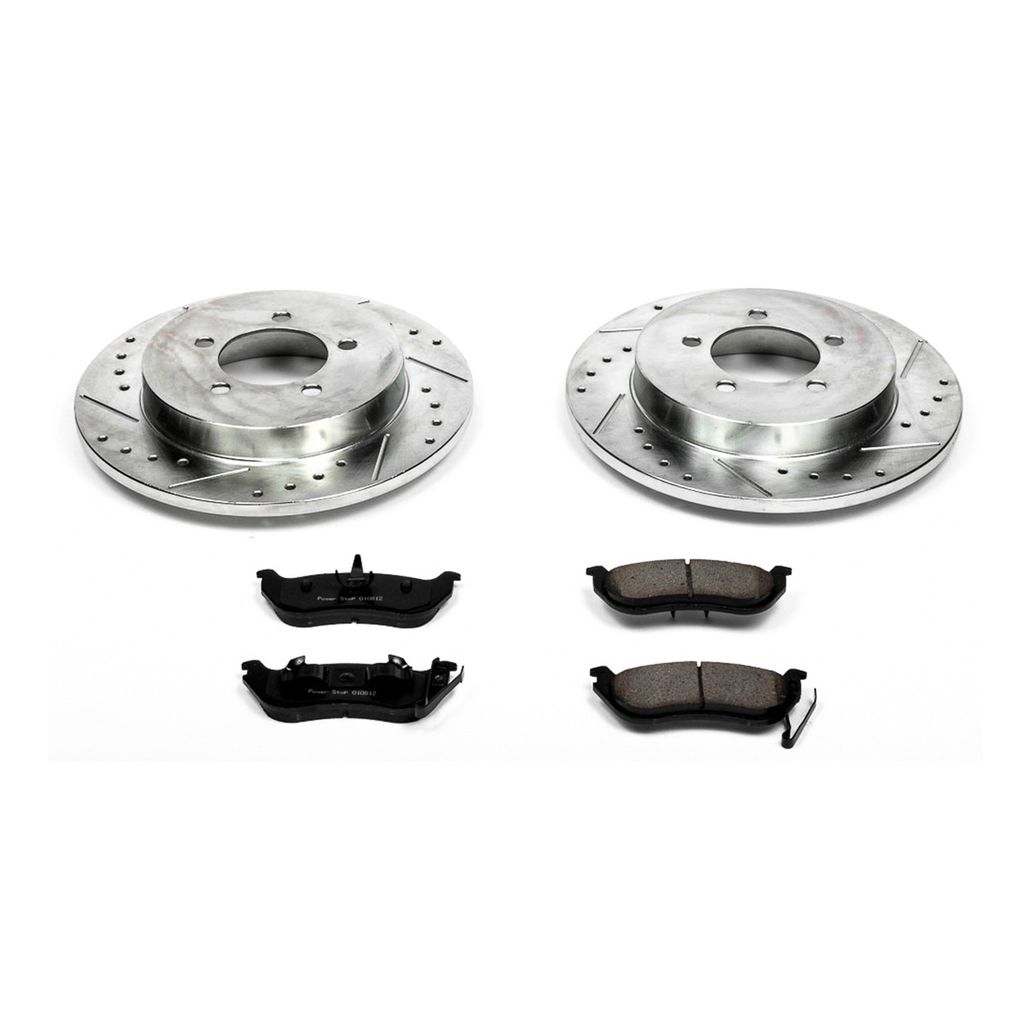 Z23 Drilled and Slotted Brake Rotors and Pads Kit