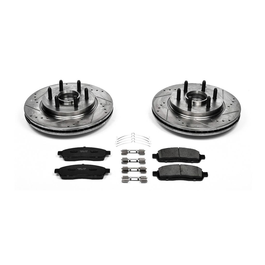 Z23 Drilled and Slotted Brake Rotors and Pads Kit