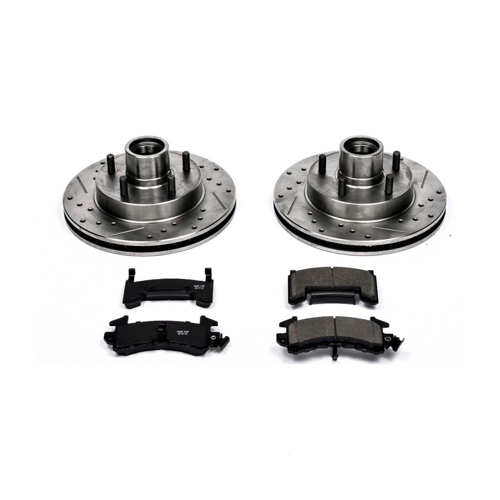 Z23 Drilled and Slotted Brake Rotors and Pads Kit