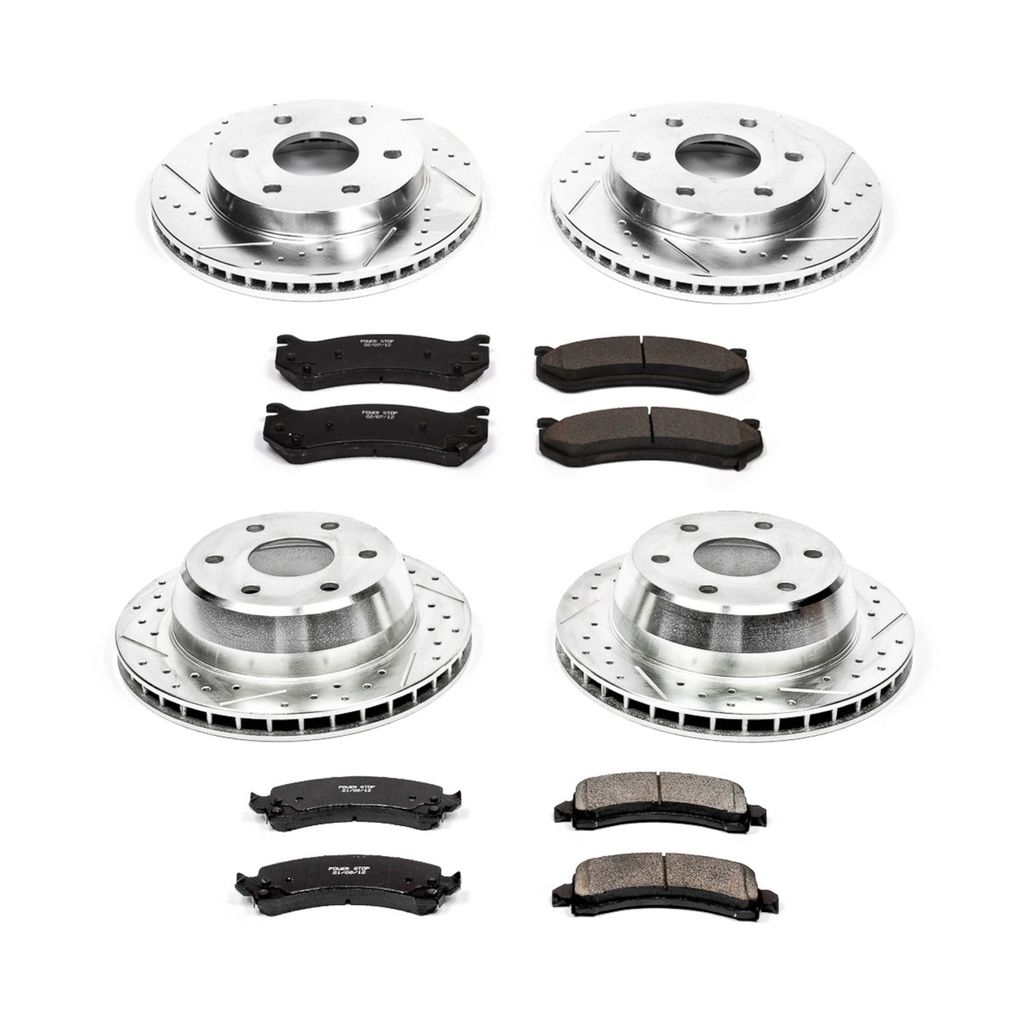 PowerStop K2016 - Z23 Drilled and Slotted Brake Rotors and Pads Kit
