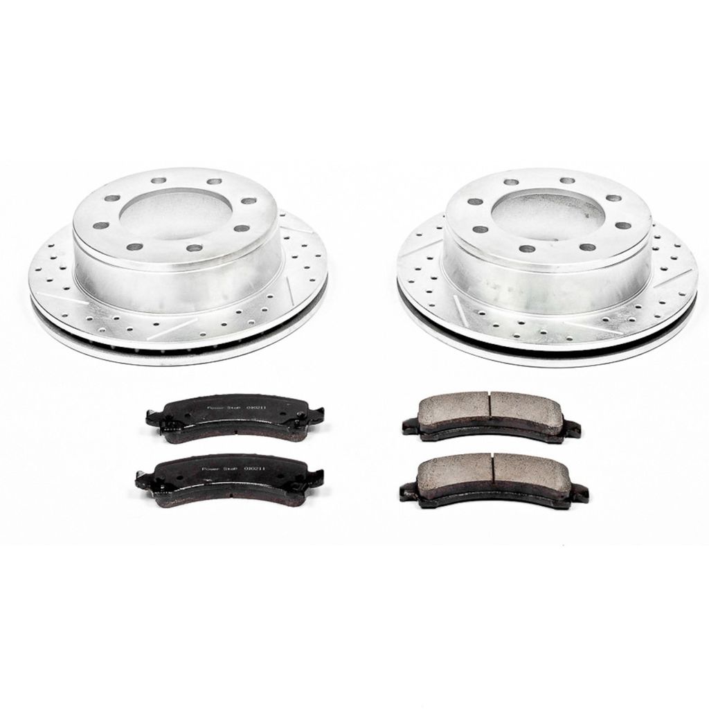 Z23 Drilled and Slotted Brake Rotors and Pads Kit