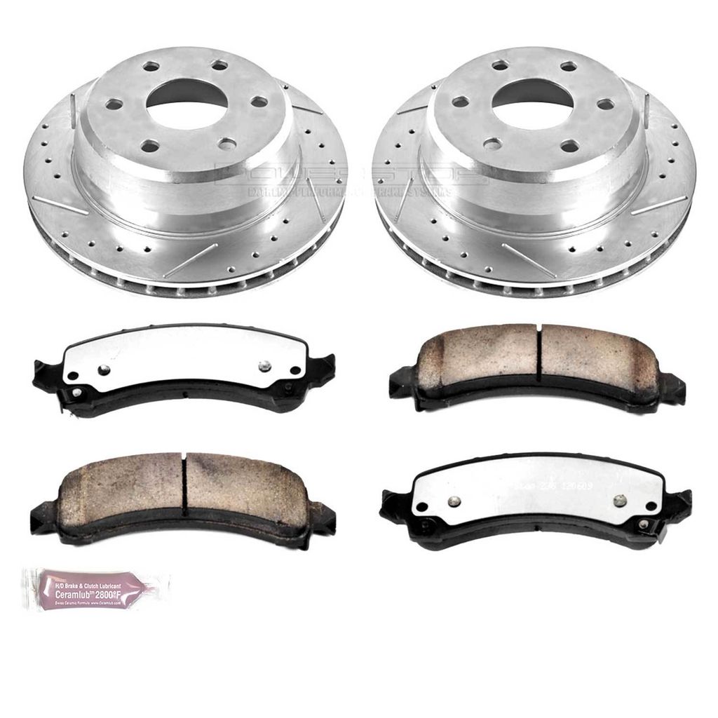 Z36 Drilled and Slotted Truck and Tow Brake Rotors and Pads Kit