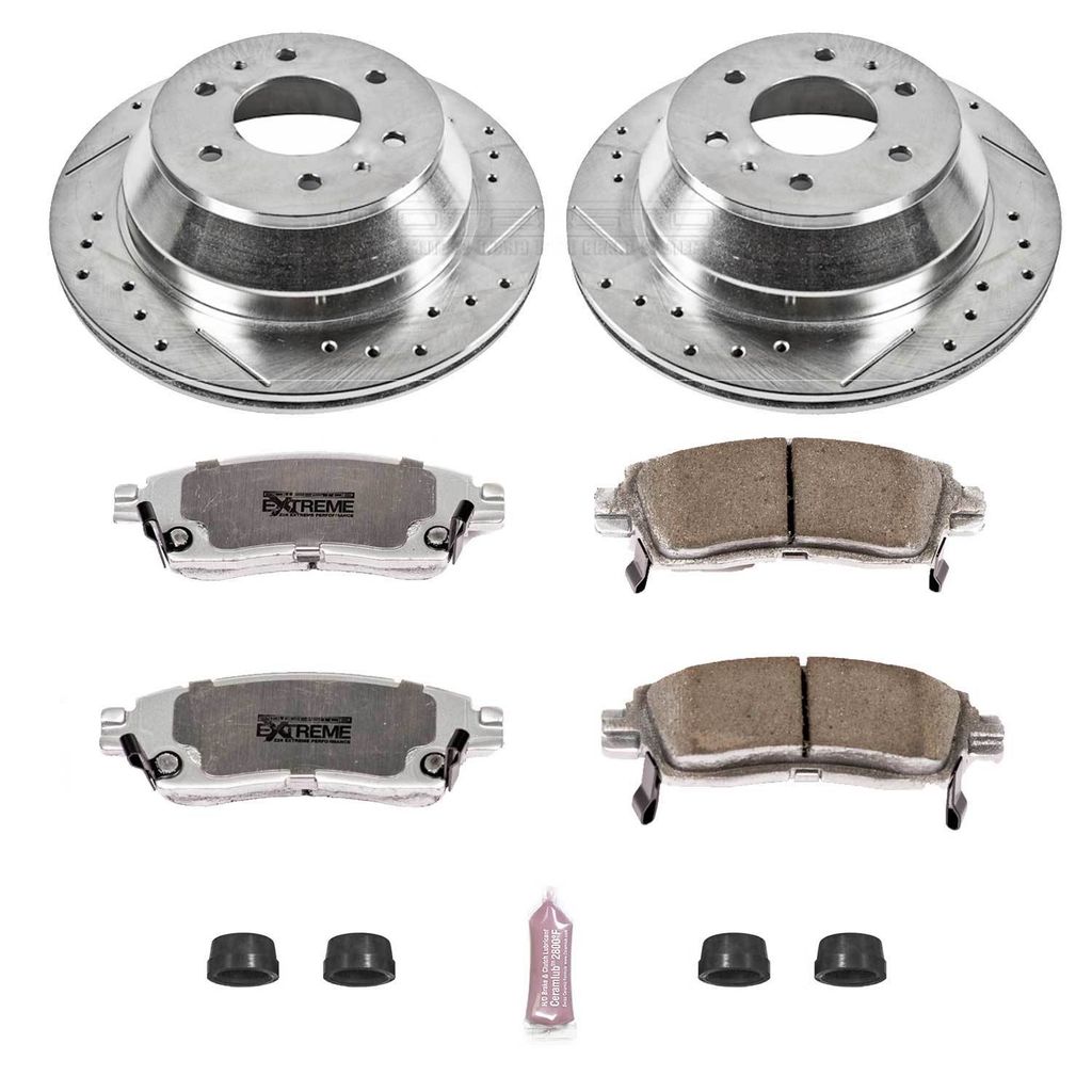 Z26 Drilled and Slotted Brake Rotors and Pads Kit