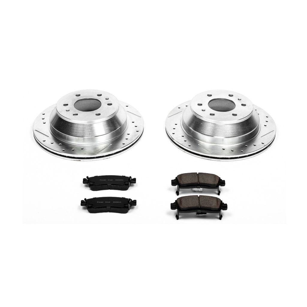 Z23 Drilled and Slotted Brake Rotors and Pads Kit