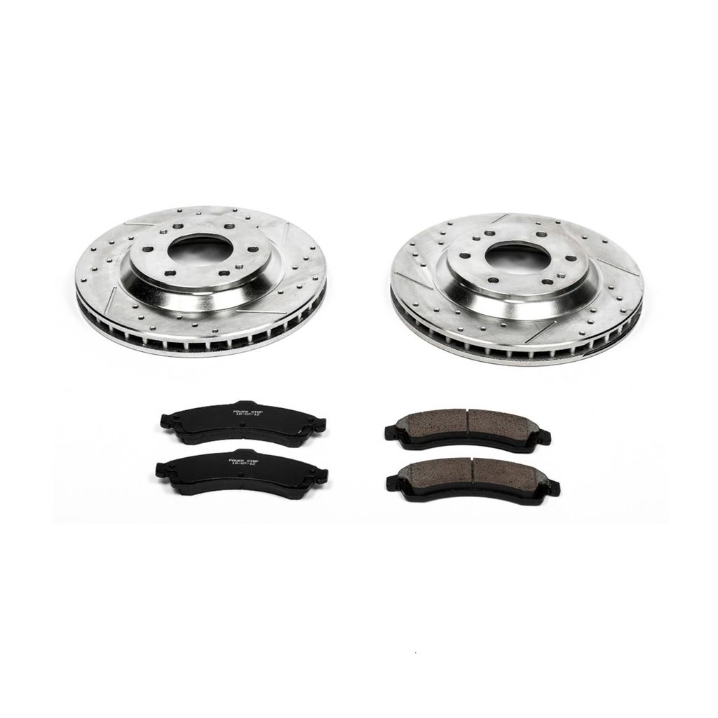 Z23 Drilled and Slotted Brake Rotors and Pads Kit