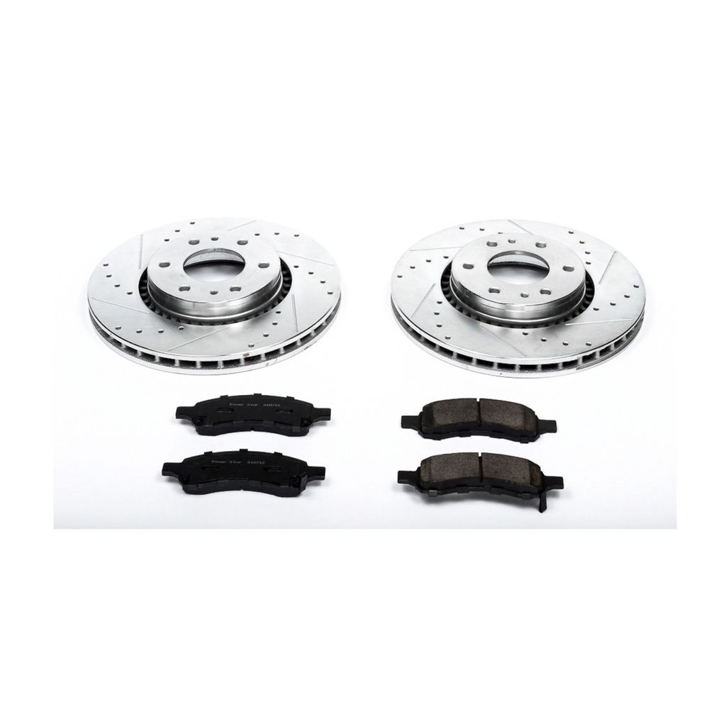 Z23 Drilled and Slotted Brake Rotors and Pads Kit