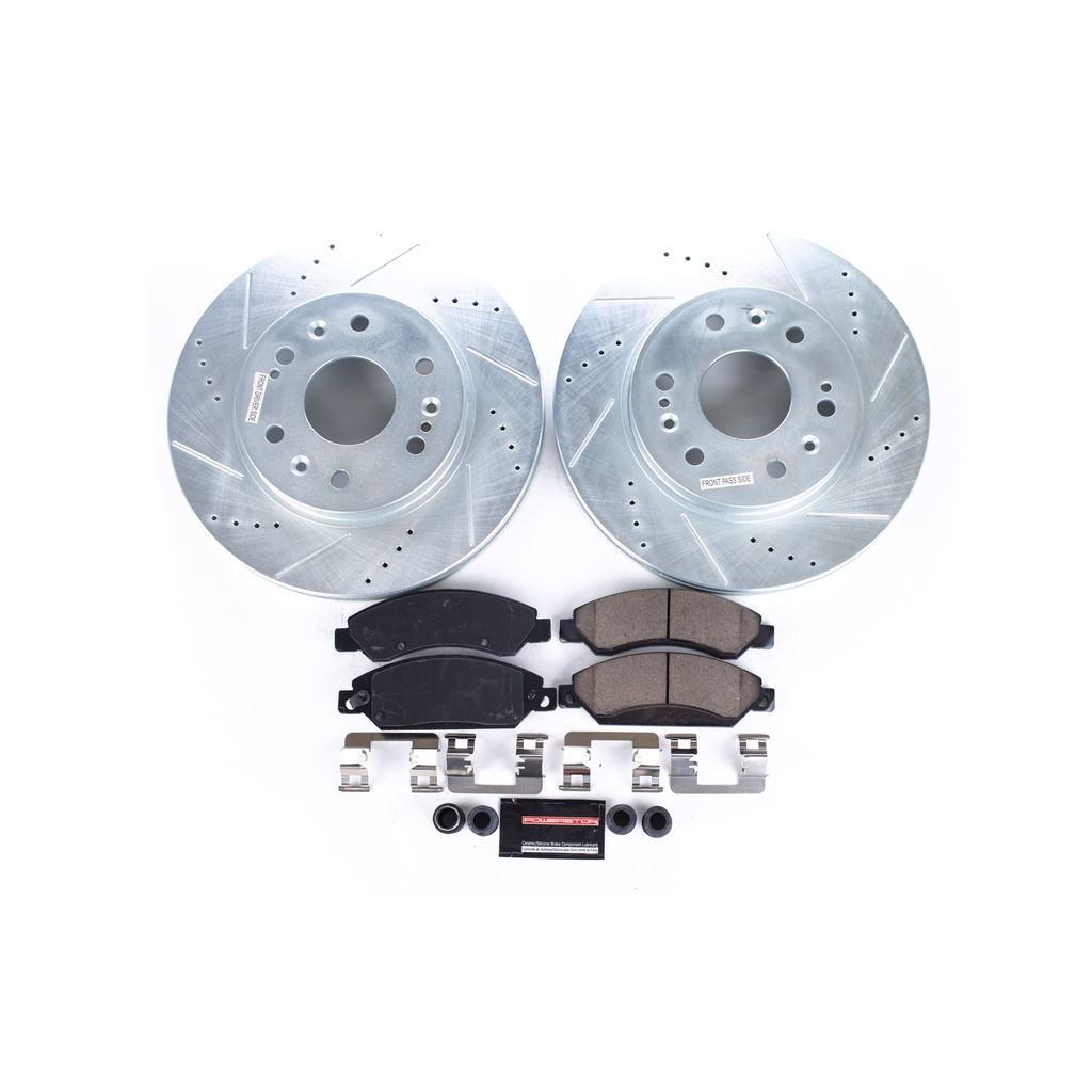 Z23 Drilled and Slotted Brake Rotors and Pads Kit