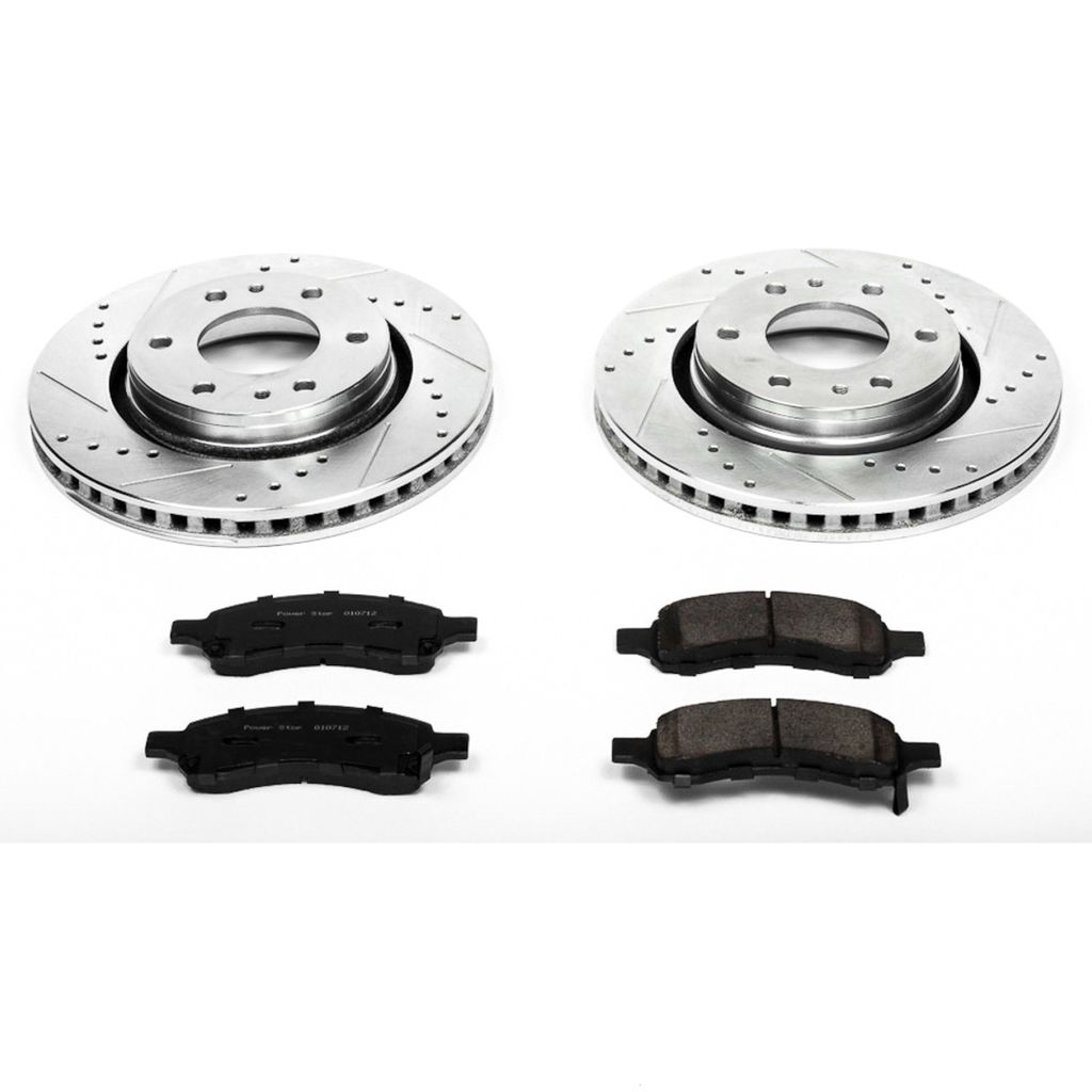 Z23 Drilled and Slotted Brake Rotors and Pads Kit