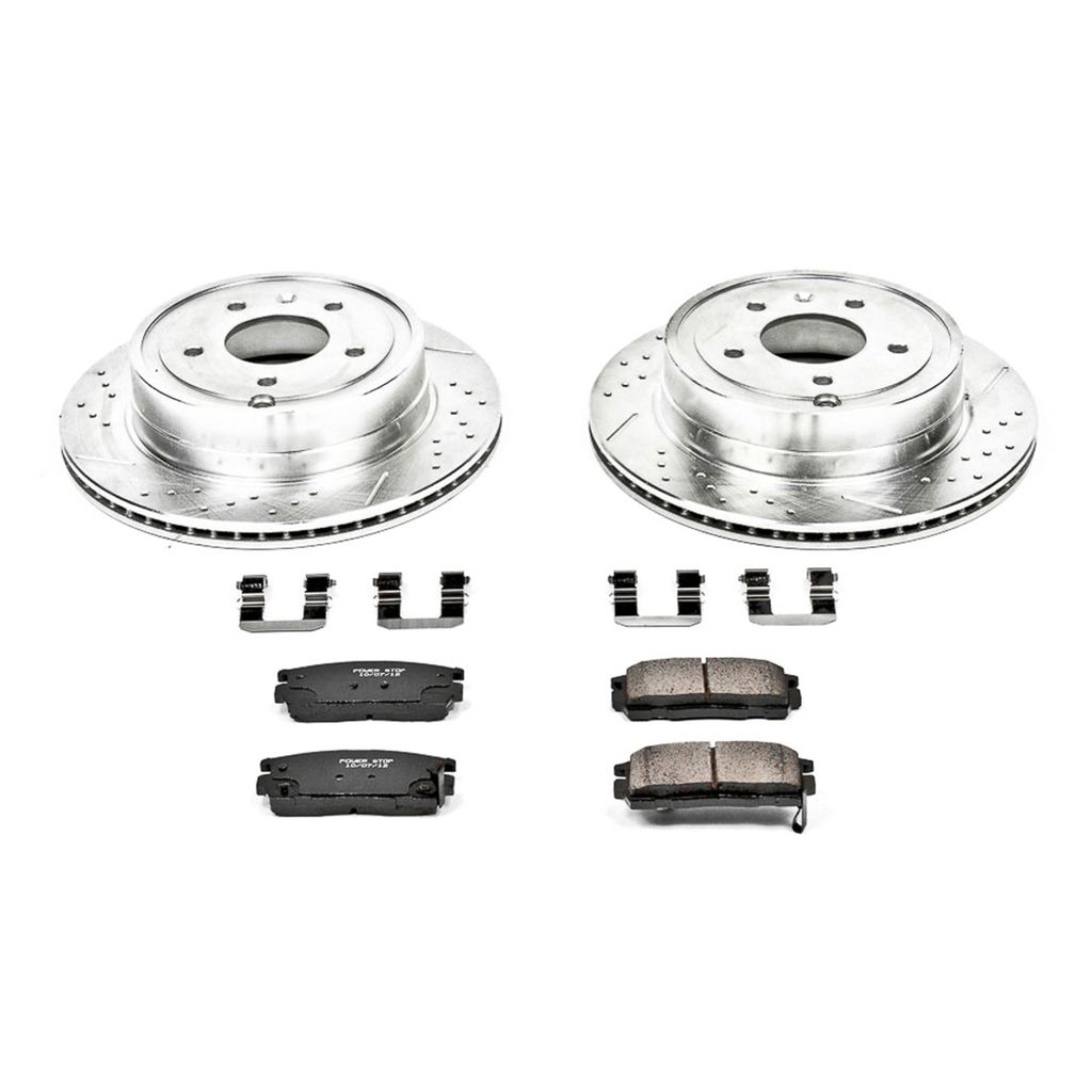 Z23 Drilled and Slotted Brake Rotors and Pads Kit