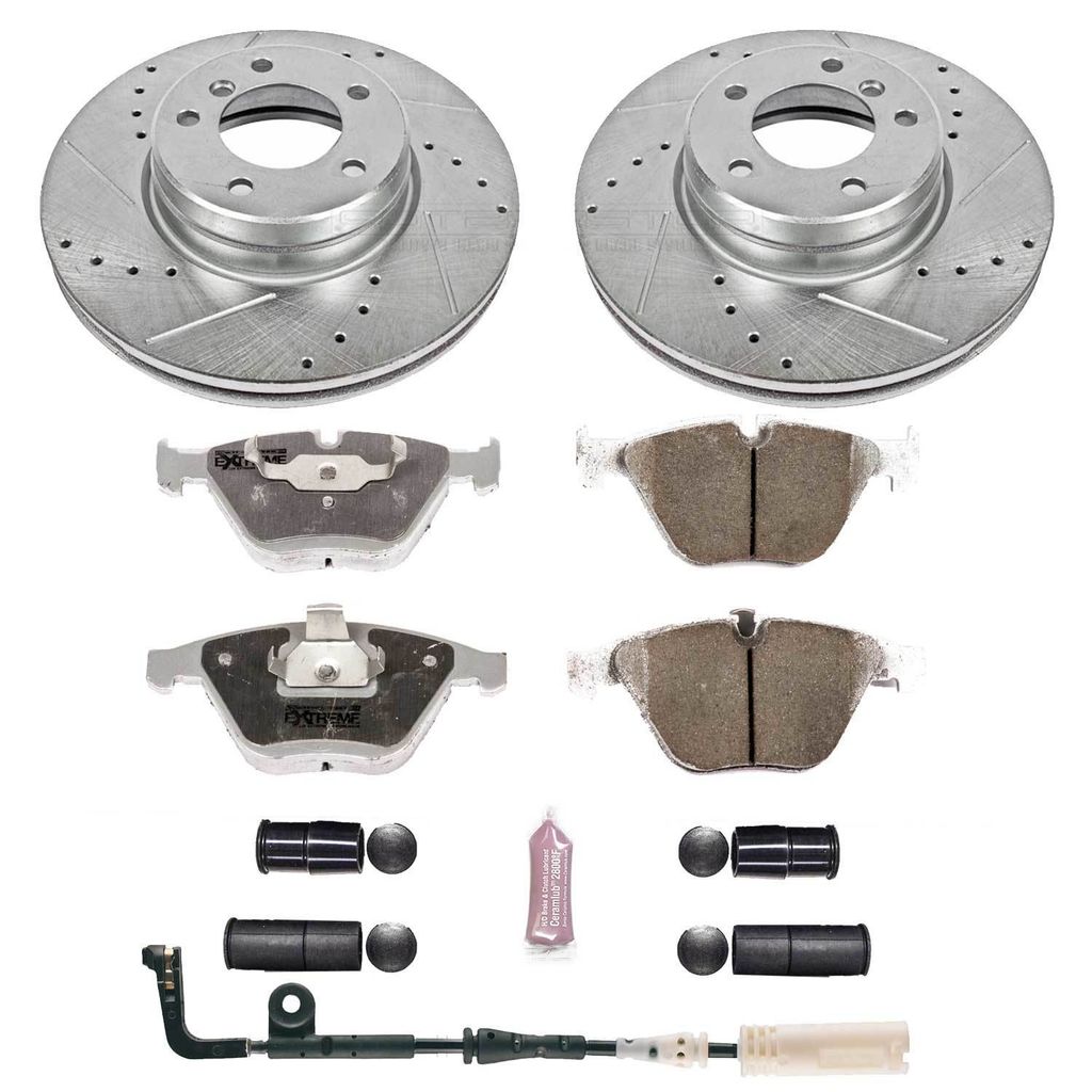 PowerStop K2110-26 - Z26 Drilled and Slotted Brake Rotors and Pads Kit