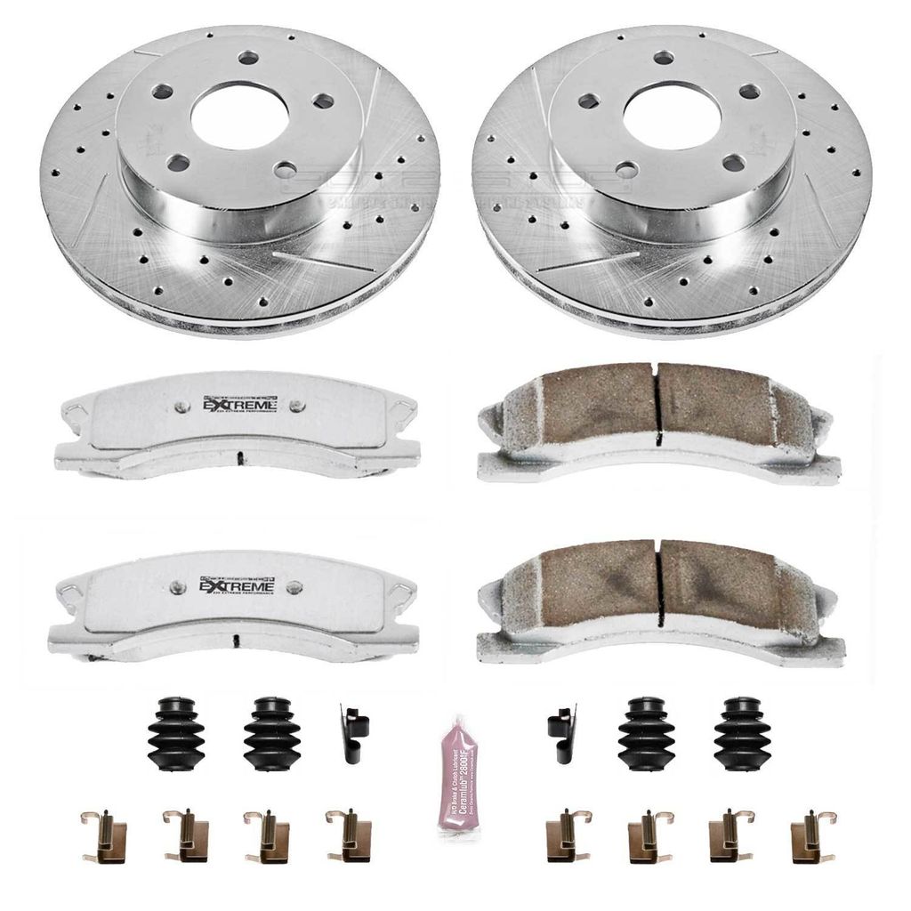 Z26 Drilled and Slotted Brake Rotors and Pads Kit